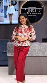 COTTON FLORAL SHIRT AND RELAXED WIDE-LEG PANTS CO-ORD SET
