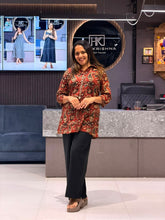 MODERN PRINTED COTTON TOP WITH PREMIUM KHADI PALAZZO