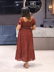 TIMELESS TIERED MIDI ONE PIECE DRESS